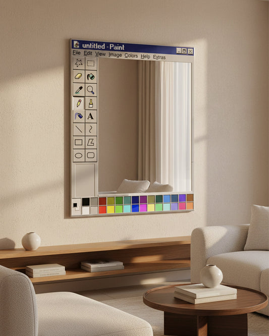 RetroPaint Mirror: The Vintage Wall Decor That Turns Any Room Into Art