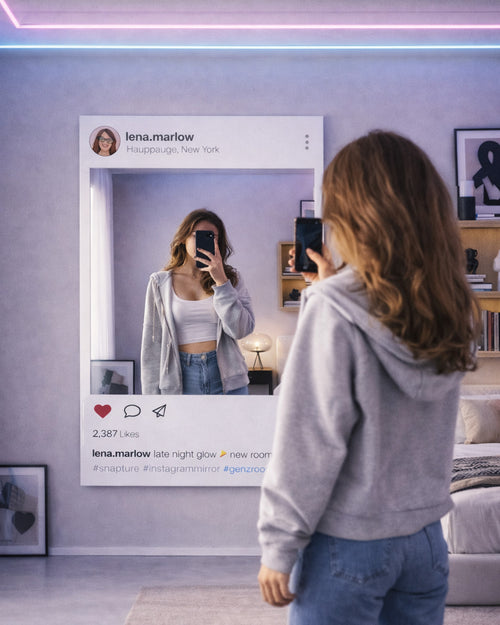 Snapture Feed Frame Mirror