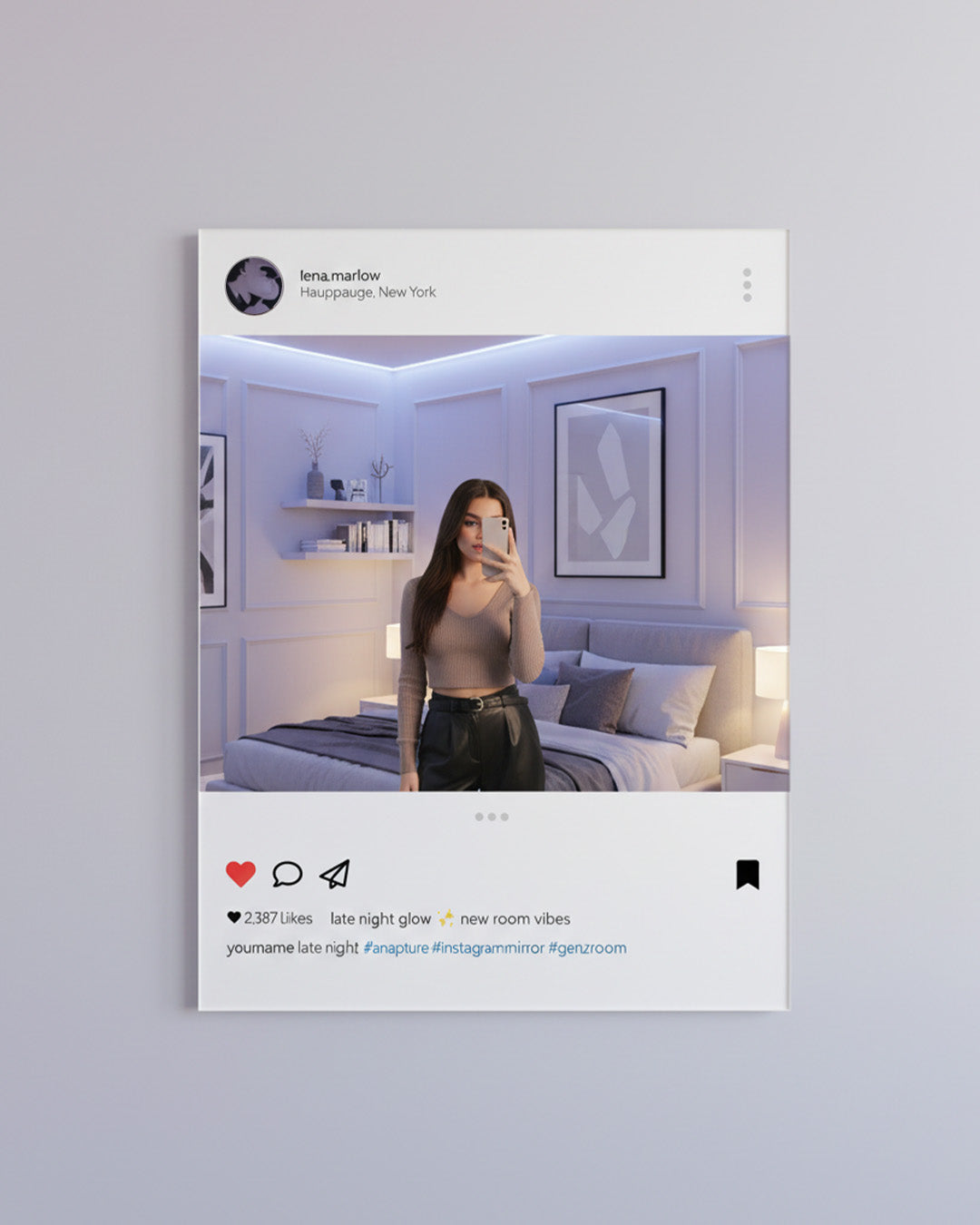 Snapture Feed Frame Mirror